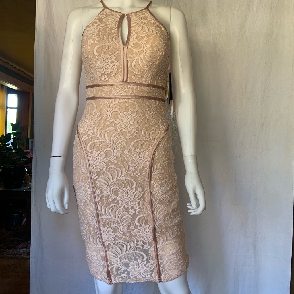 Nwt Originally $228.00! Aqua Lace Dress From Bloomingdales. Never Worn!